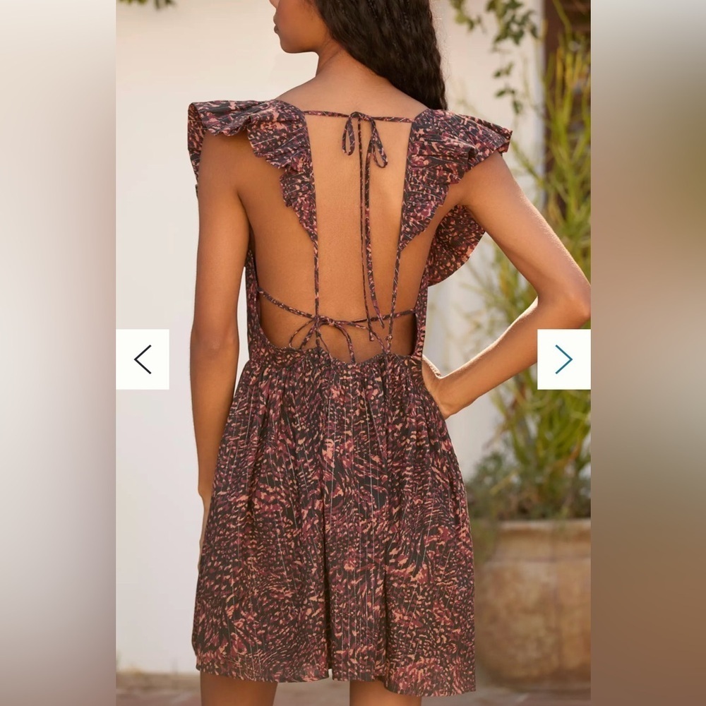NWT Anthropologie V Neck Bubble Dress